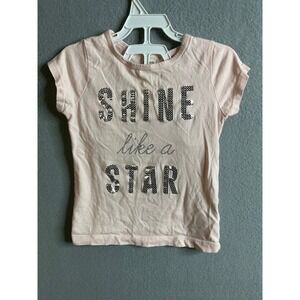 Carters tee Shirt‎ Girls 4T Shine Like A Star Sequin Graphic Tee Shirt